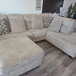 L Shape Sofa With OTTOMAN included