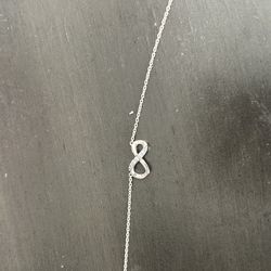 Pandora infinity sliver necklace