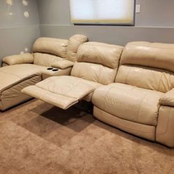 Electric Recliner Sofa 6 Pieces 