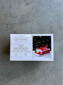 Wondershop Wireless Tree Lighting Switch – Music & Light Show