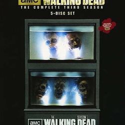 The Walking Dead Season 3 Limited Edition Blu-Ray NEW Zombie Head Fish Tank