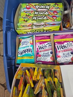 Haloween Candy Lot  Sour Punch, Welch's & More