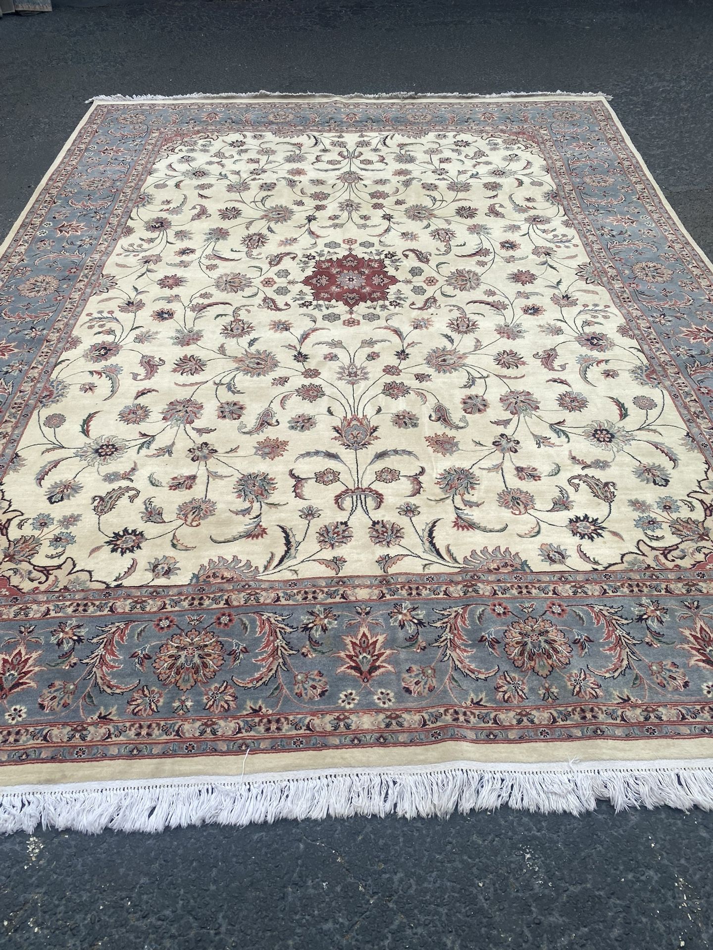 9 X 12’3 Hand Knotted Rug 