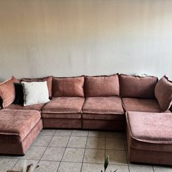 Couch - Dusty Rose Color 