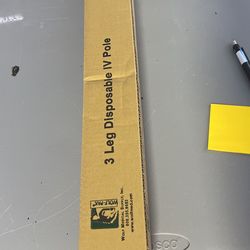 Wolf Pak 3 Leg Disposable IV Pole - Wolf Medical Supply