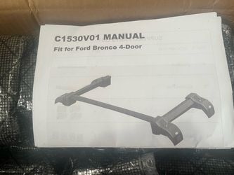 Ford Bronco roof rack extender kit-Brand New