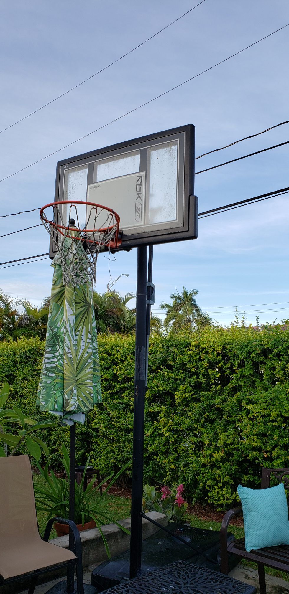 Basketball extendable hoop