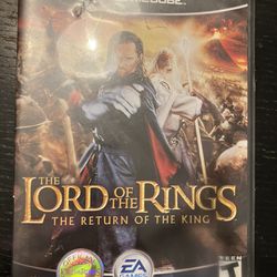 Lord Of The Rings Trotk GameCube 