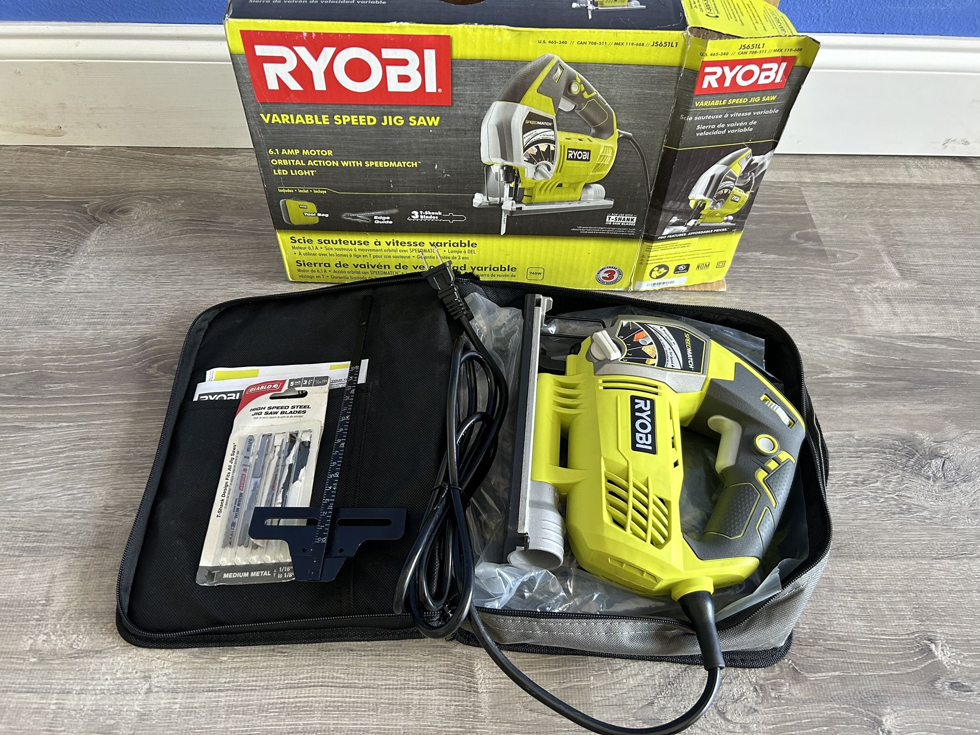 Ryobi 6.1 Amp Jig Saw
