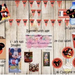 Micky Party Decoration 