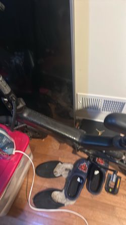 Jetson electric bike and TV LG