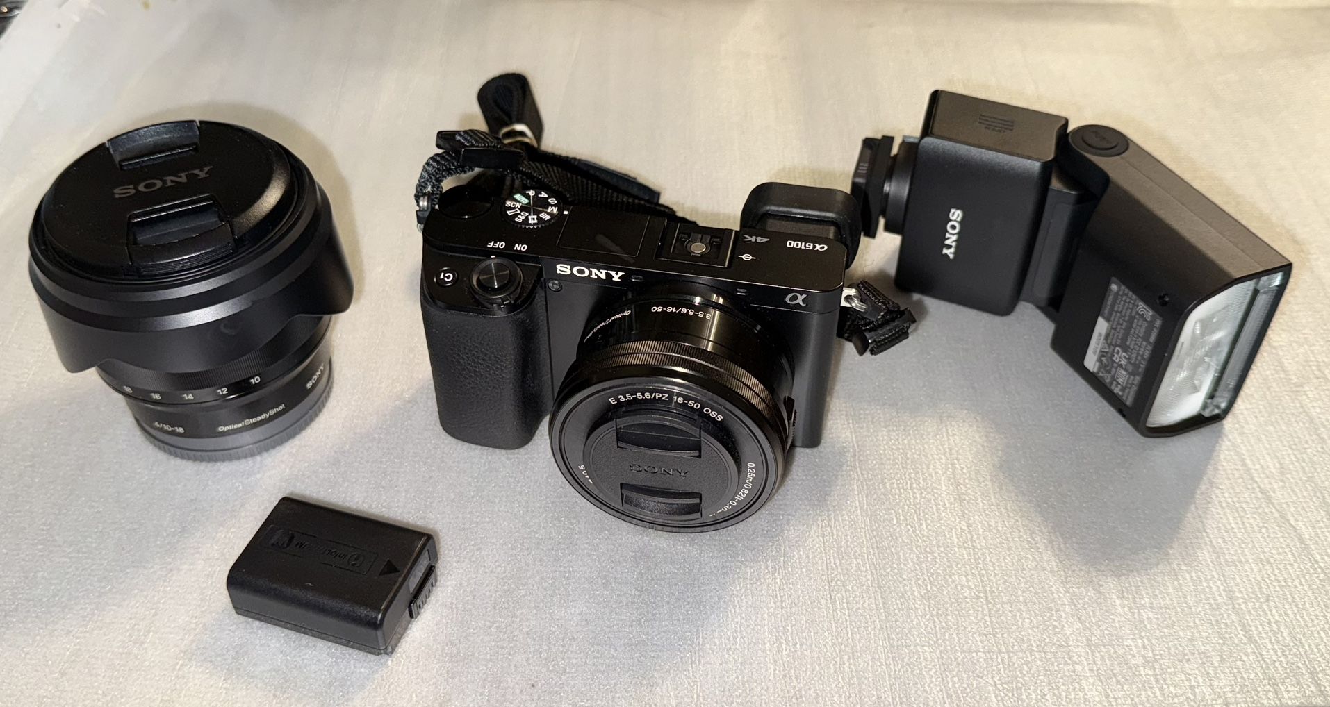 Sony A6100 w/ Accessories