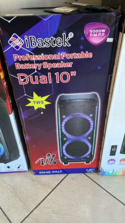 Bluetooth Speaker 2x10 Rechargeable 