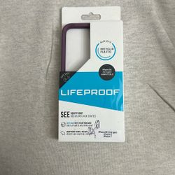 Life Proof iPhone SE 8 7 Purple Clear Case  