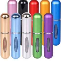10 pack -5ml-Travel Mini Perfume Refillable Atomizer Container, Portable Perfume Spray Bottle, Travel Perfume Scent Pump Case Fragrance Empty Spray Bo