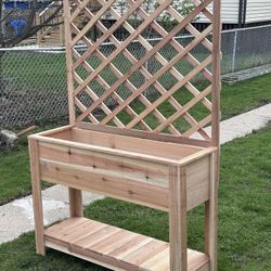 🌱 Handmade Cedar Planter Box 🌿   