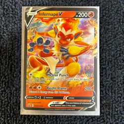 Pokémon Infernape V — SWSH 044/172 — Pack Fresh (NM/M) Full Art V Pokemon 
