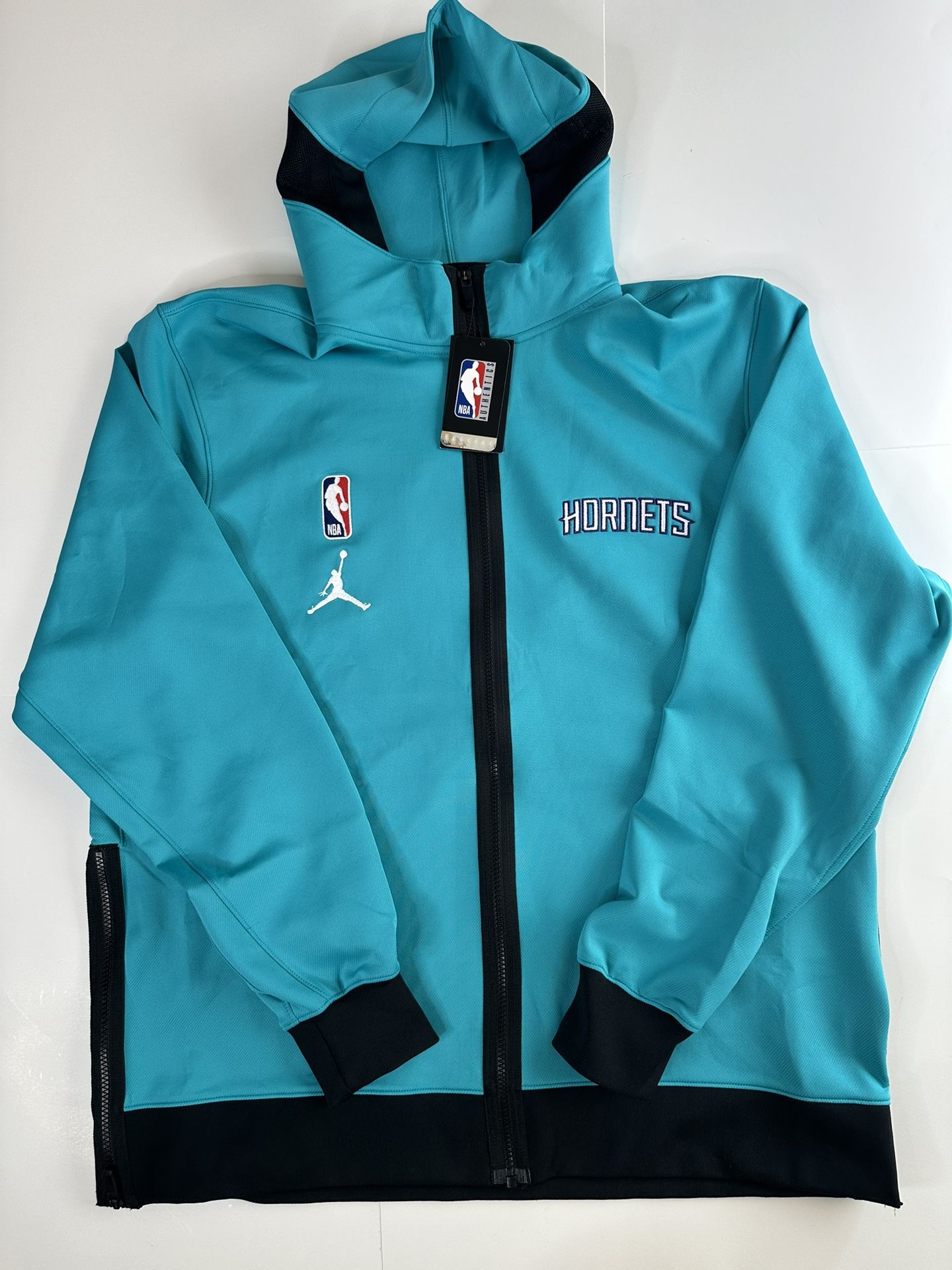 Jordan Charlotte Hornets NBA Authentics Showtime Hoodie Size XLarge-Tall