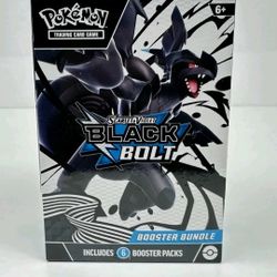 Pokemon TCG  Scarlet & Violet Black Bolt Factory Sealed Booster Bundle Box