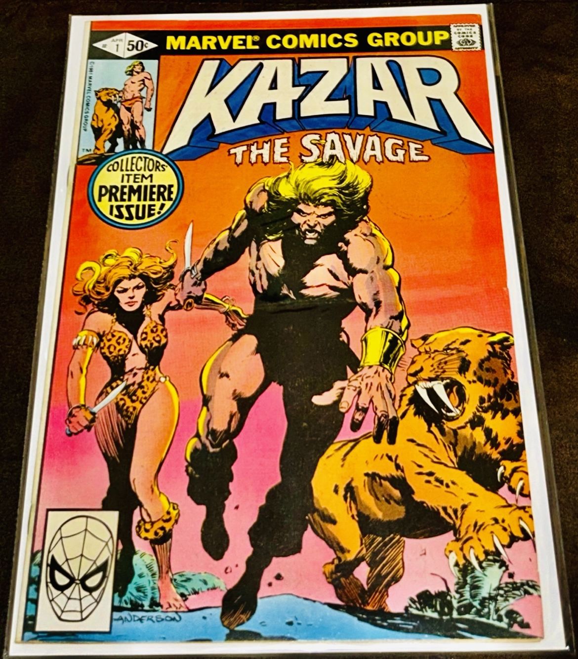 KAZAR THE SAVAGE # 1 Marvel Comics 1981