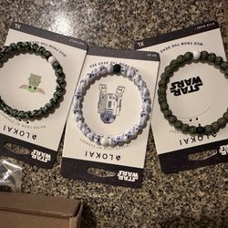 Set of Lokai Star Wars Bracelets 
