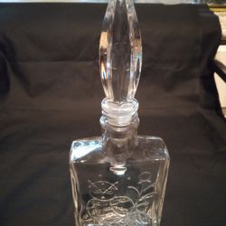 Flask Decanter With Topper 