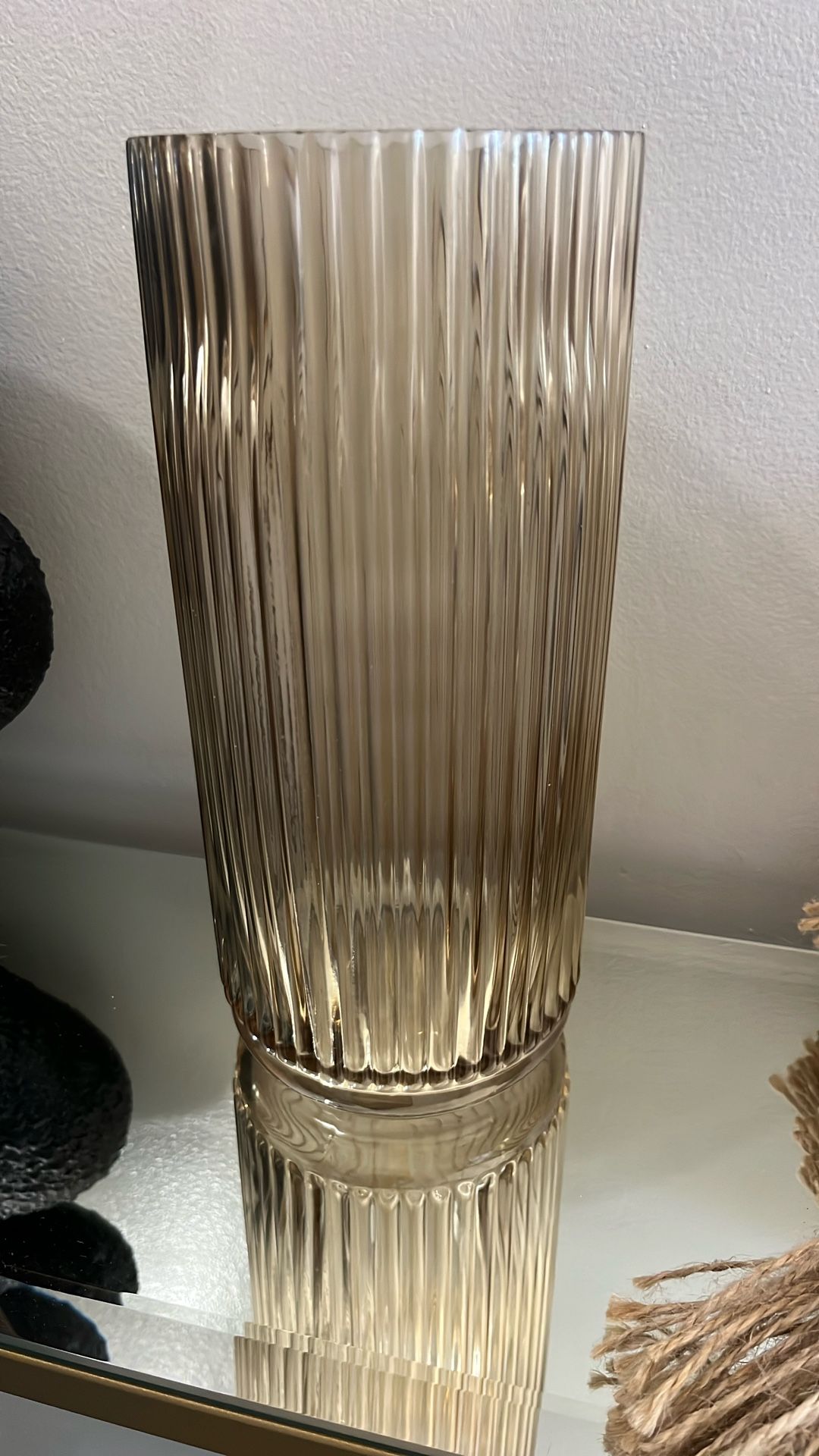 Ribbed Vase