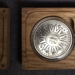  1 oz Silver Zodiac Pisces Round
