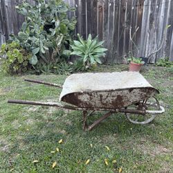 Antique Wheelbarrow All Steel