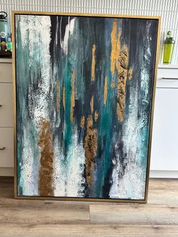 Contemporary Goldtone Wall Art