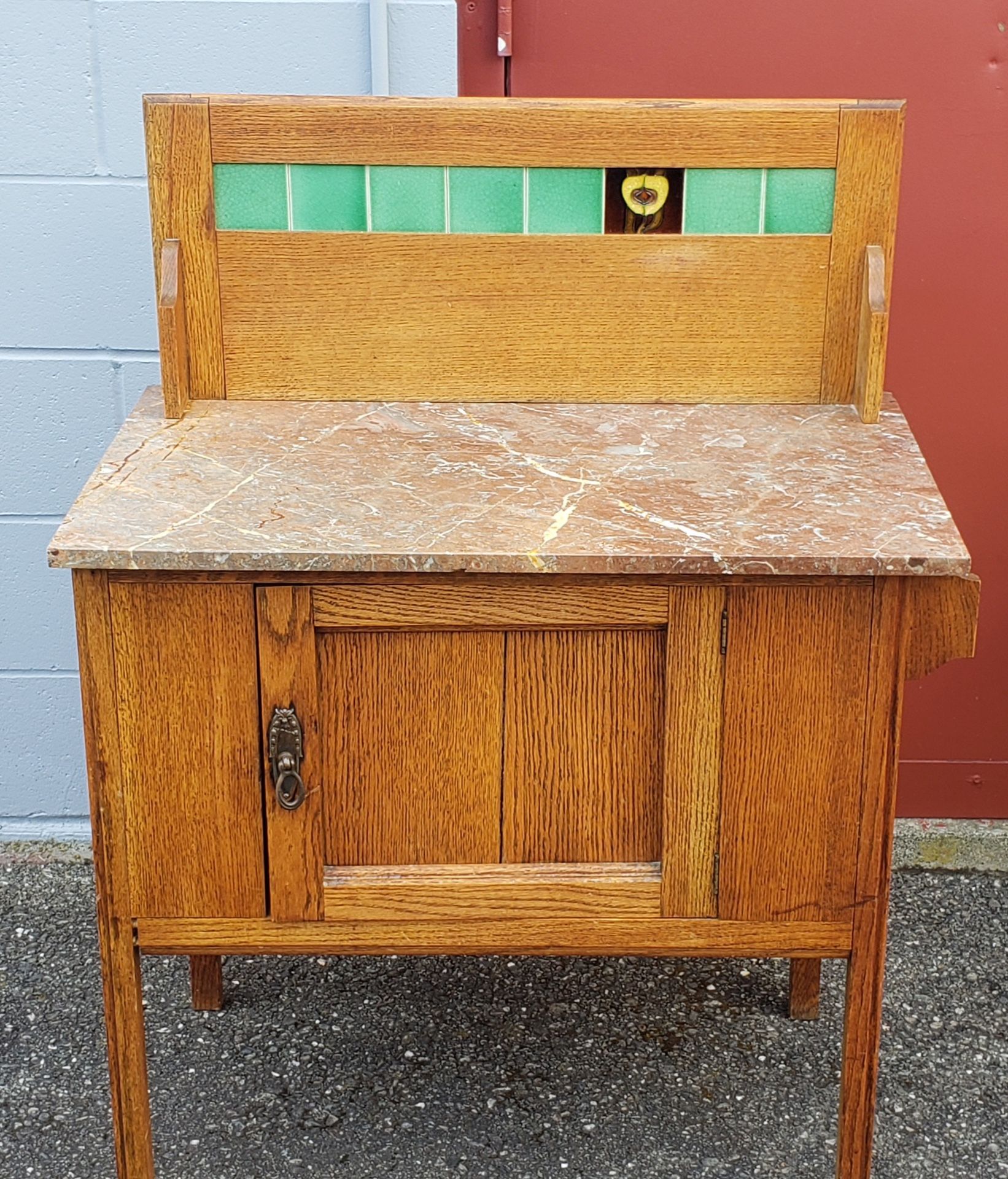 Old antique Wash Stand With Marble Top