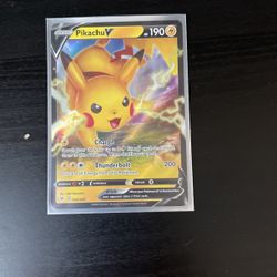 Pikachu V Pokémon Card