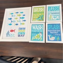 Kids Fish 🐠 Wall Art 