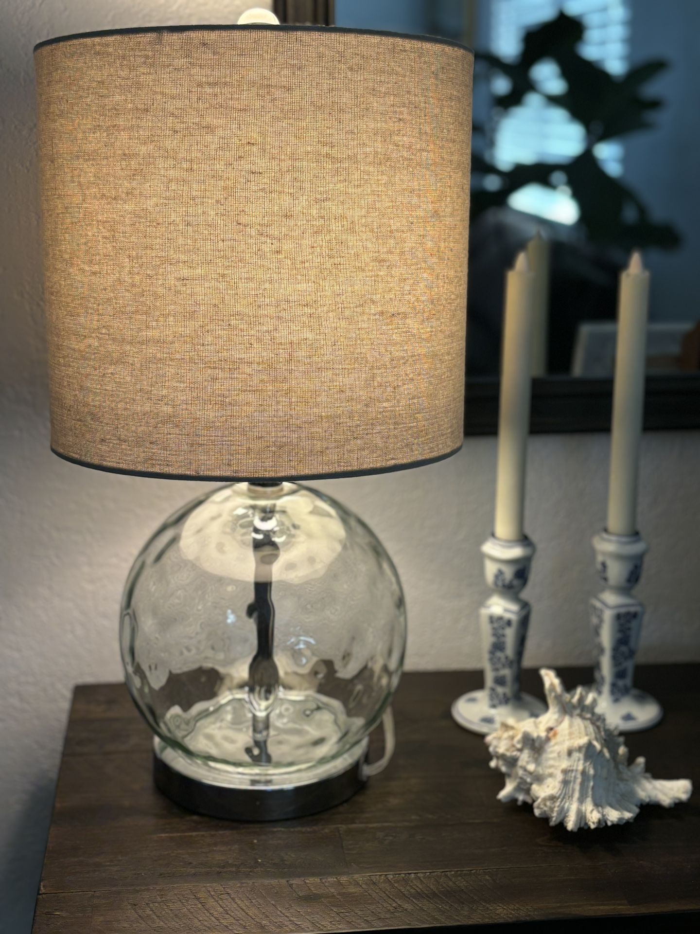 Blown Glass Lamp