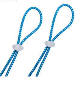 Swimming Goggle Straps Kit, Replacement Bungee Cords for Swimming Goggles with Transparent Matte Cord Toggle, Lock,color:blue