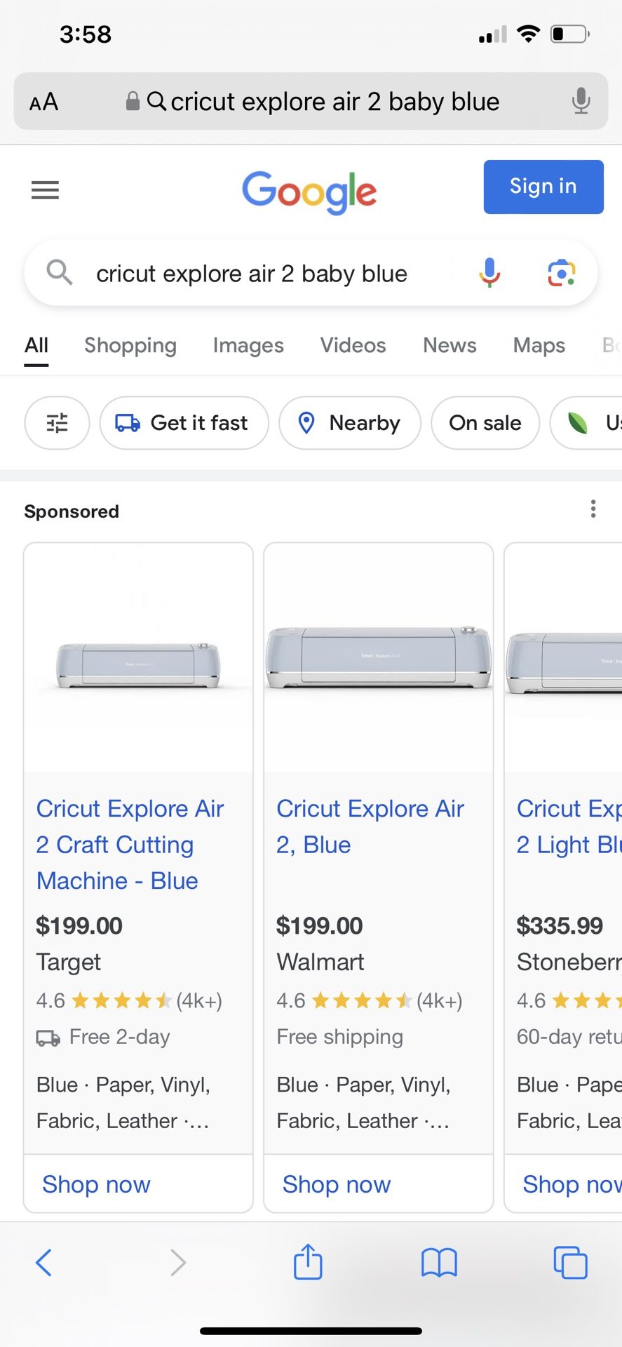 cricut explore air 2