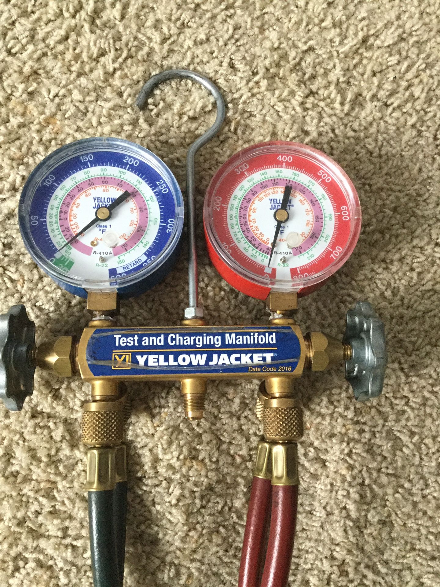 Yellow Jacket Freon gauges