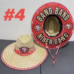 Bang Bang Niner Gang Straw hats great gift 🎁 order now (I also have other Teams)