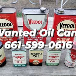 Oil Cans, Oilfield Signs 