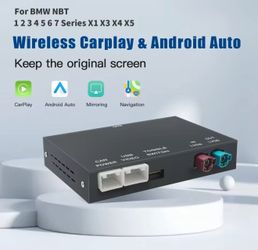 Wireless CarPlay Android Retrofit – Fits BMW NBT ID4 (1/2/3/4/5/X1/X3/X4/X5 Series)