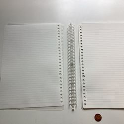 Kokuyo Campus Smart Ring Binder, B5 Clear Binder Notebook Up to 25 Sheets 26 Holes Slim Binder Folder 
