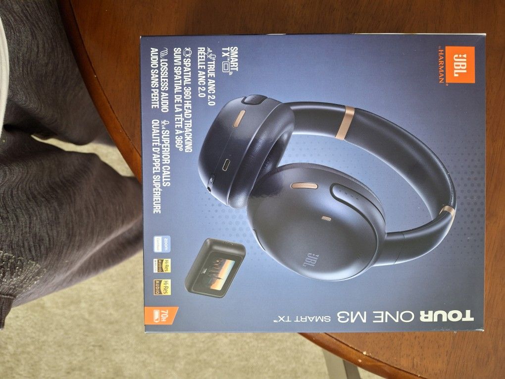 JBL Tour One M3 Smart Tx-Wireless Over-Ear Noise Canceling Headphones, Brand New
