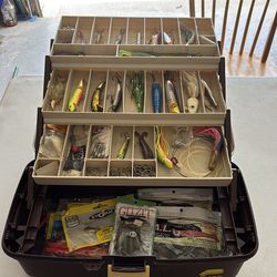 Saltwater tackle box loaded