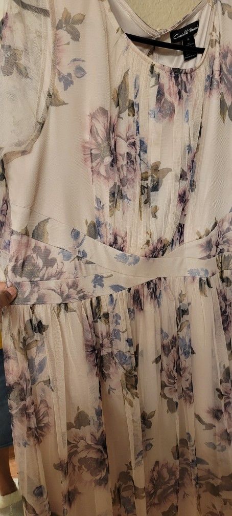 Purple Flowers Dress