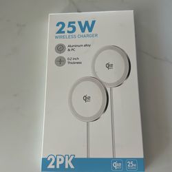 Brand New magnetic wireless charger- 2 pack