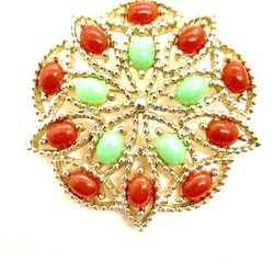 Vintage Sarah Coventry Gold Brooch