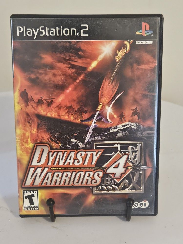 Dynasty Warriors 4 Sony PlayStation 2 PS2 Game With Case And WITHOUT Manual