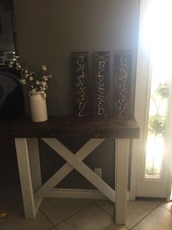 Custom console table