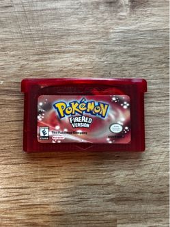 Pokémon Fire Red GBA Cartridge