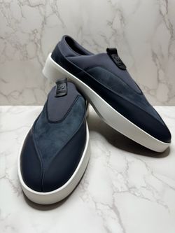 Wolf & Shepherd Cruise Tre Mens Size 7.5 Blue Gray Slip-On Shoes/New With Box